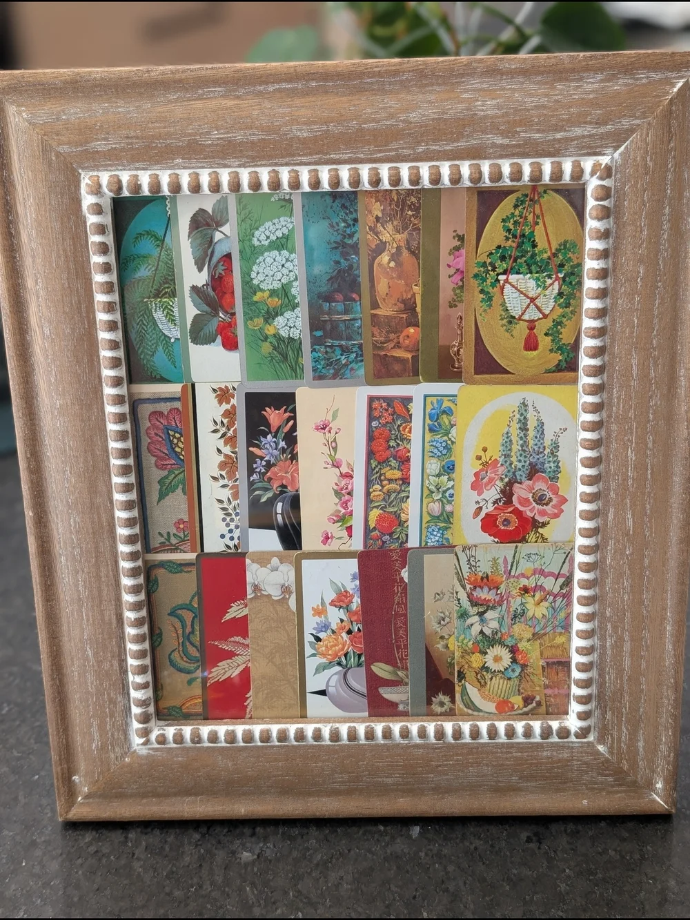 Vintage Playing Card Framed Artwork